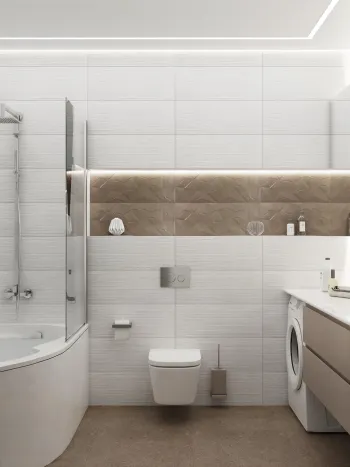 Интерьер ванной  смотреть на Basicdecor