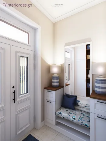 Интерьер с проходной в классическом стиле смотреть на Basicdecor