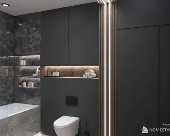 Интерьер ванной c подсветкой  смотреть на Basicdecor