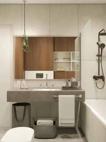Интерьер ванной  смотреть на Basicdecor