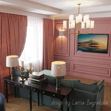 Интерьер гостиной в неоклассике смотреть на Basicdecor