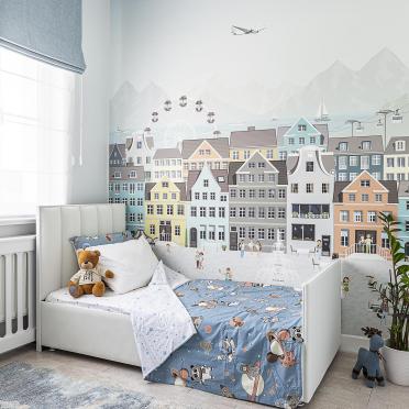 Интерьер детской с для мальчика  смотреть на Basicdecor