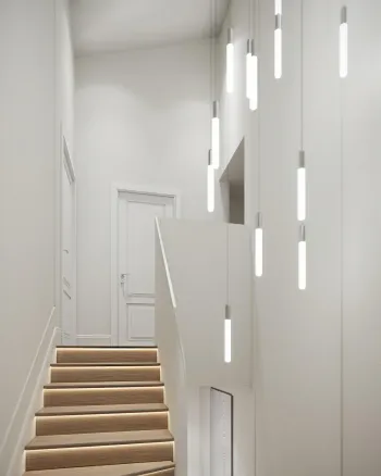 Интерьер cветовыми линиями и подсветкой светодиодной  смотреть на Basicdecor
