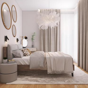 Интерьер спальни  смотреть на Basicdecor