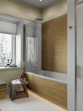 Интерьер ванной в современном стиле смотреть на Basicdecor