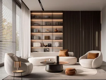 Интерьер кабинета  смотреть на Basicdecor