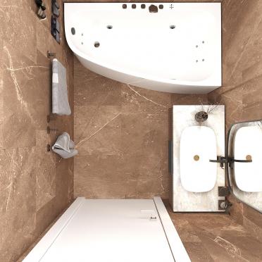 Интерьер ванной  смотреть на Basicdecor