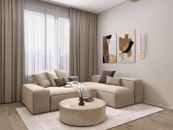 Интерьер гостиной в современном стиле смотреть на Basicdecor