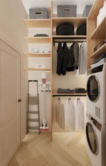 Интерьер с постирочной  смотреть на Basicdecor