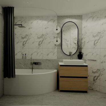 Интерьер ванной  смотреть на Basicdecor