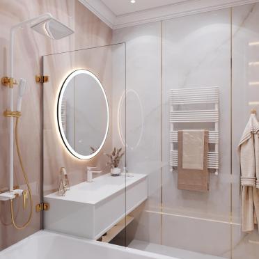 Интерьер ванной  смотреть на Basicdecor