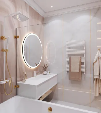 Интерьер ванной  смотреть на Basicdecor