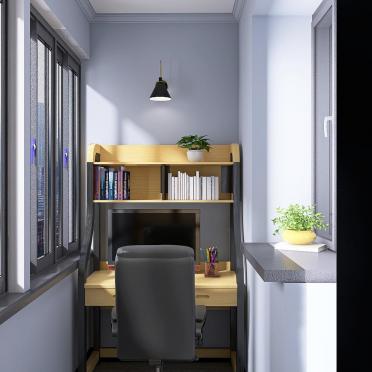 Интерьер с панорамными окнами и подоконником  смотреть на Basicdecor