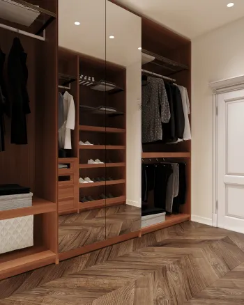 Интерьер гардеробной  смотреть на Basicdecor