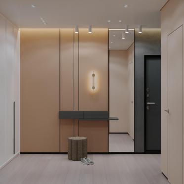 Интерьер с нишей с подсветкой, проходной, световыми линиями, подсветкой настенной, подсветкой светодиодной и с подсветкой  смотреть на Basicdecor