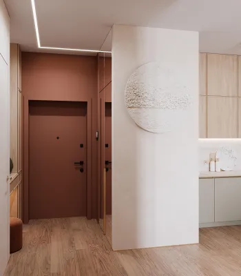 Интерьер прихожей с проходной  смотреть на Basicdecor