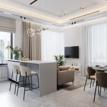 Интерьер гостиной  смотреть на Basicdecor