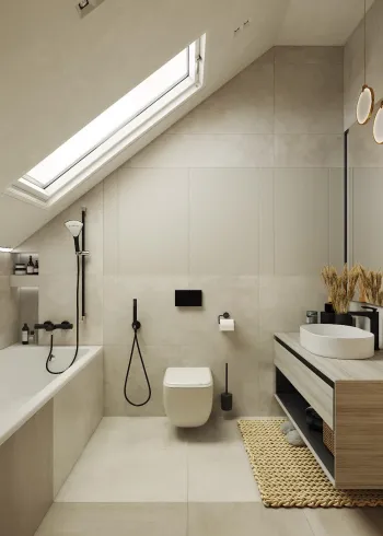 Интерьер ванной  смотреть на Basicdecor