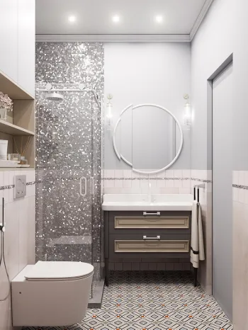 Интерьер ванной  смотреть на Basicdecor