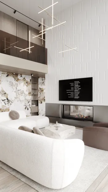 Интерьер гостиной  смотреть на Basicdecor