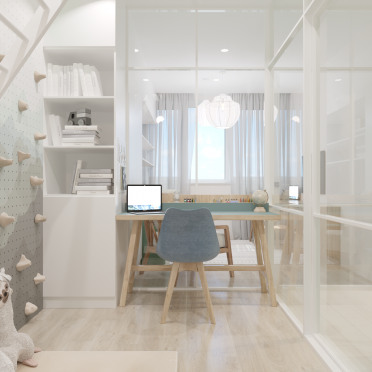 Интерьер с для мальчика и с вигвамом  смотреть на Basicdecor