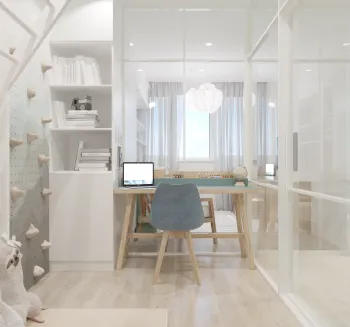 Интерьер с для мальчика и с вигвамом  смотреть на Basicdecor