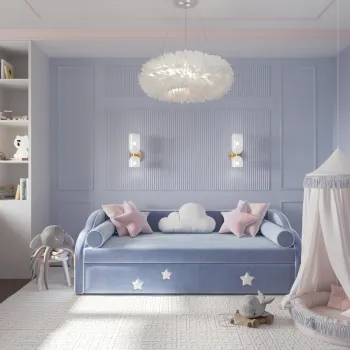 Интерьер детской c вигвамом в современном стиле смотреть на Basicdecor