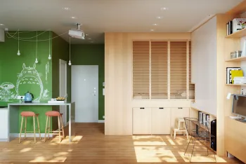 Интерьер в скандинавском стиле смотреть на Basicdecor