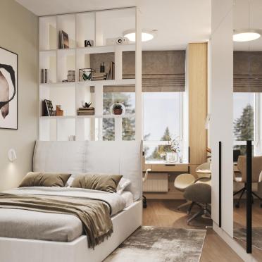 Интерьер спальни  смотреть на Basicdecor