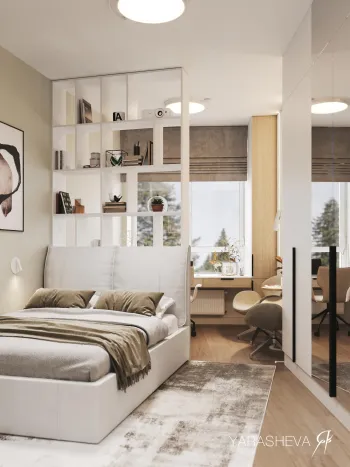Интерьер спальни  смотреть на Basicdecor
