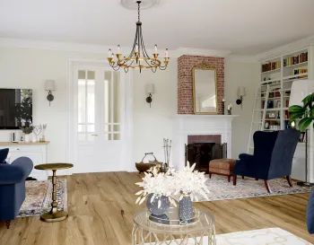 Интерьер гостиной в винтажном смотреть на Basicdecor