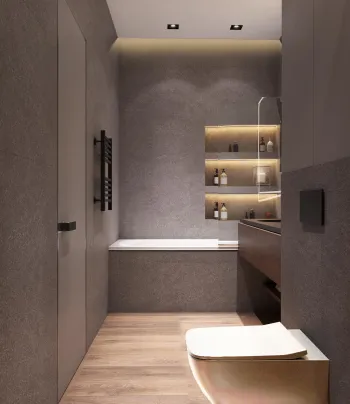 Интерьер ванной  смотреть на Basicdecor
