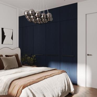 Интерьер спальни cветильниками над кроватью  смотреть на Basicdecor