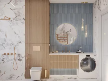 Интерьер ванной  смотреть на Basicdecor