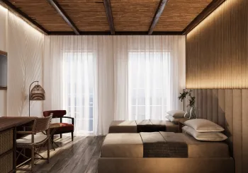Интерьер спальни  смотреть на Basicdecor