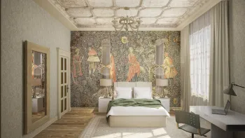 Интерьер спальни  смотреть на Basicdecor