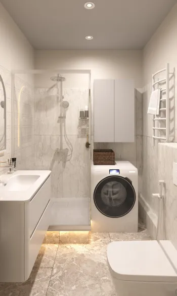 Интерьер ванной  смотреть на Basicdecor