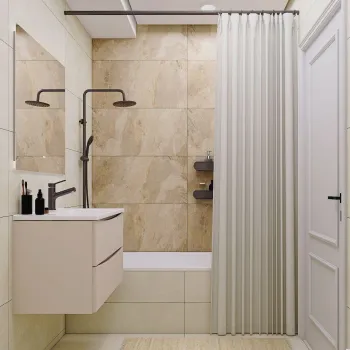Интерьер ванной  смотреть на Basicdecor