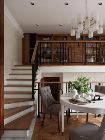 Интерьер кухни с в деревянном доме  смотреть на Basicdecor