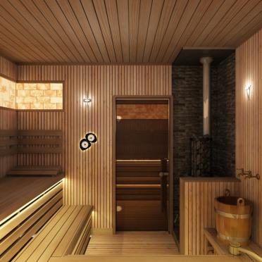 Интерьер cауной в современном стиле смотреть на Basicdecor