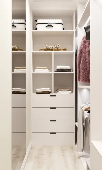 Интерьер гардеробной  смотреть на Basicdecor
