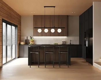 Интерьер кухни в современном стиле смотреть на Basicdecor