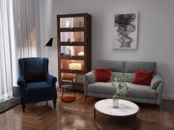 Интерьер гостиной  смотреть на Basicdecor