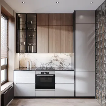 Интерьер кухни в современном стиле смотреть на Basicdecor