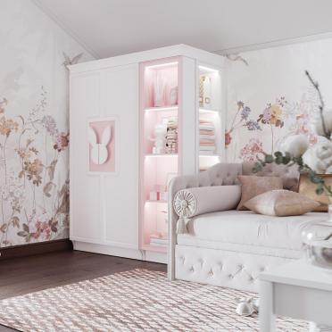 Интерьер детской с для девочки  смотреть на Basicdecor