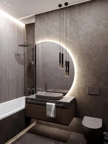 Интерьер ванной  смотреть на Basicdecor