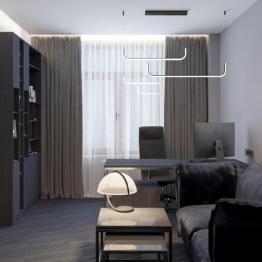 Интерьер cветовыми линиями  смотреть на Basicdecor