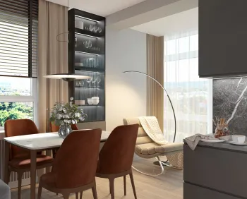 Интерьер столовой в современном стиле смотреть на Basicdecor
