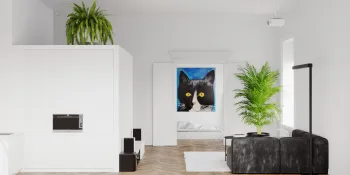 Интерьер гостиной в современном стиле смотреть на Basicdecor