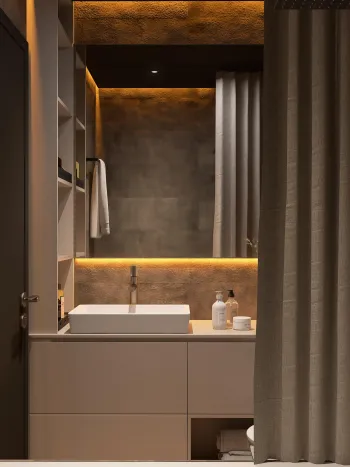 Интерьер ванной  смотреть на Basicdecor